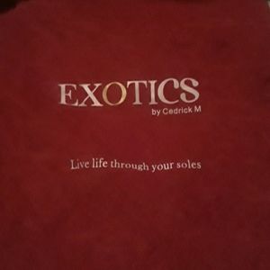 Exotics high heel shoe